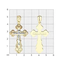 Крест христианский 121008 золото_1